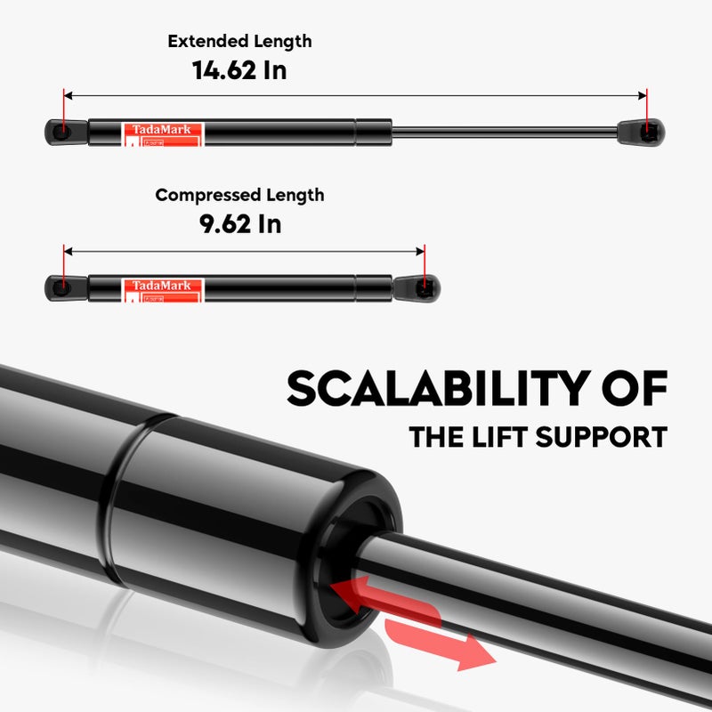 TadaMark 2 Pcs Front Hood Lift Supports Struts Shocks Fit for 2003-2008 Infiniti FX35 FX45 SG371003 6365 PM1059 - Image 5